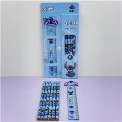 stitch anime pencil ruler set 2pcs a set
