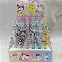 Kuromi anime neutral pen 36pcs a set