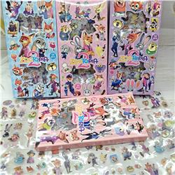 Zootopia anime stickers 50pcs 12 pcs a set