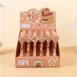 Capybara anime neutral pen 36pcs a set