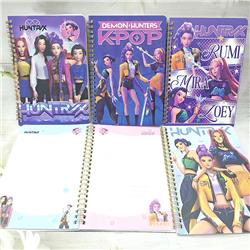 Kpop demon hunters anime notebook 12pcs a set