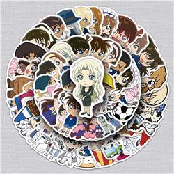 Detective Conan anime waterproof stickers 50pcs  a set
