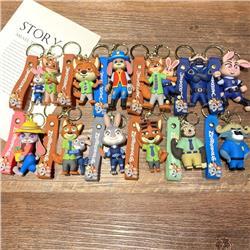 Zootopia anime keychain