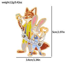 Zootopia anime pin