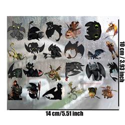 How to Train Your Dragon anime 3D waterproof sticker