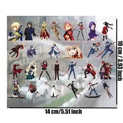 Fate anime 3D waterproof sticker