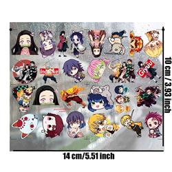 Demon slayer kimets anime 3D waterproof sticker