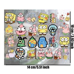 SpongeBob anime 3D waterproof sticker