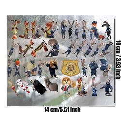 Zootopia anime 3D waterproof sticker