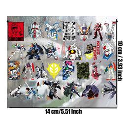 Gundam anime 3D waterproof sticker