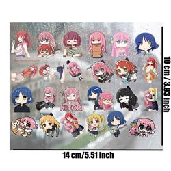 Bocchi the rock anime 3D waterproof sticker