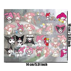 Kuromi anime 3D waterproof sticker