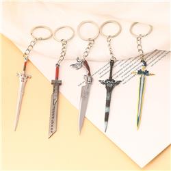 final fantasy anime keychain