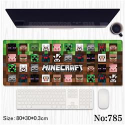 Minecraft anime Mouse pad 80*30*0.3cm