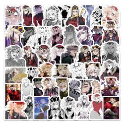 Demon slayer kimets anime waterproof stickers 100pcs a set