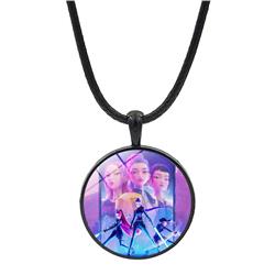 Kpop demon hunters anime necklace