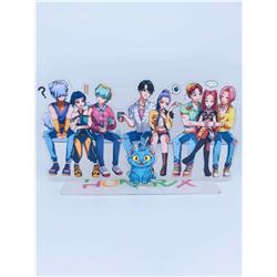 Kpop demon hunters anime standing plate