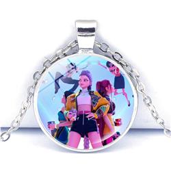 Kpop demon hunters anime necklace