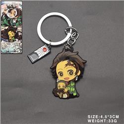 Demon slayer kimets anime keychain