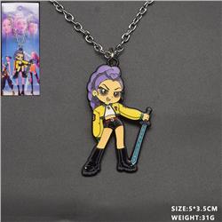 Kpop demon hunters anime necklace