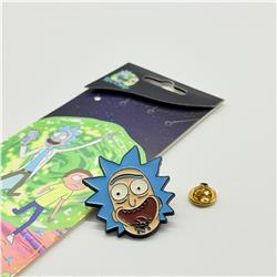 Rick and Morty anime pin