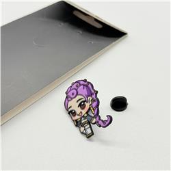 Kpop demon hunters anime pin