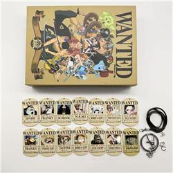 One Piece anime keychain 14 pcs a set