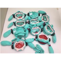 Hatsune Miku anime Plush bag 17*10cm 10pcs a set