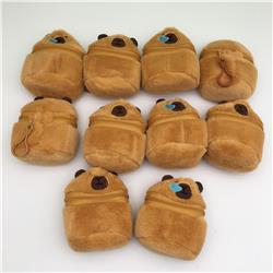 Capybara anime Plush bag 11cm 10pcs a set
