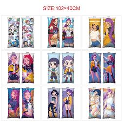 Kpop demon hunters anime cushion 102*40cm