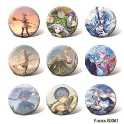 Sousou no Frieren anime pin 58mm set