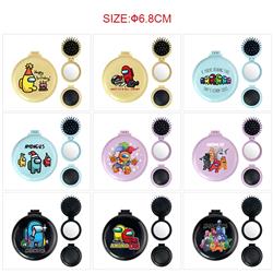 Among Us anime multi functional small mirror and comb 5 pcs a set