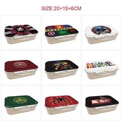 avengers anime lunch box