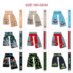 Rick and Morty anime scarf