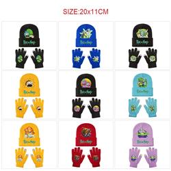Rick and Morty anime hat set