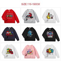 Among Us anime hoodie kid