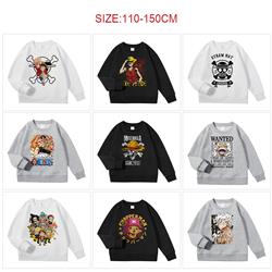One Piece anime hoodie kid
