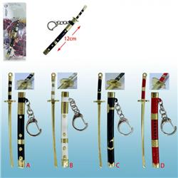 One Piece anime keychain