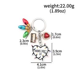 Stranger things anime keychain