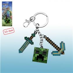 Minecraft anime keychain