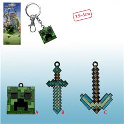 Minecraft anime keychain