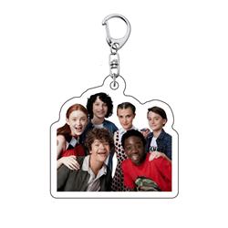 Stranger Things anime keychain