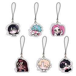 Kpop demon hunters anime keychain