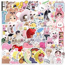 Straykids anime stickers 52pcs a set