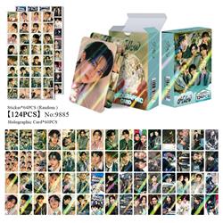 Straykids anime lomo cards price for a set of 124pcs