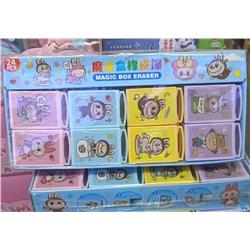 Labubu anime eraser 24pcs a set