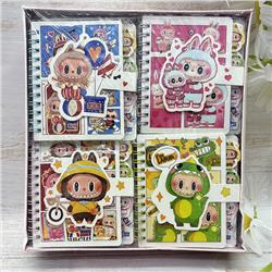 Labubu anime notebook 24 pcs a set