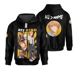 chainsaw man anime hoodie