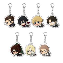 Attack on Titan anime keychain