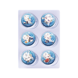 Genshin Impact anime pin 6pcs a set 25mm